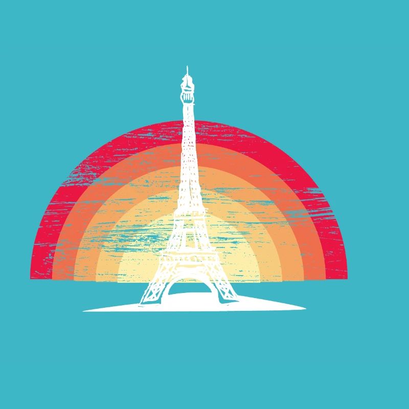 Sunset in Paris - mit Eiffelturm