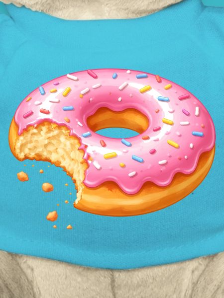 Donut mit Biss – Süßes Dessert Design  