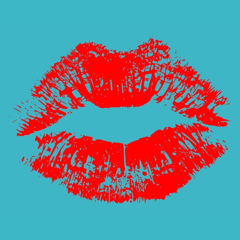 Kissable Lips Lipstick Lipprint Impression Lips