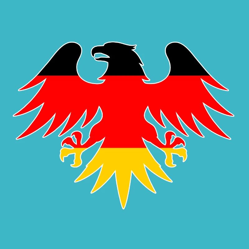 Deutscher Flaggenadler Motiv