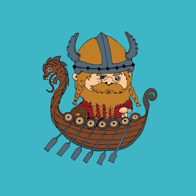 Wikinger Vikings Schiff