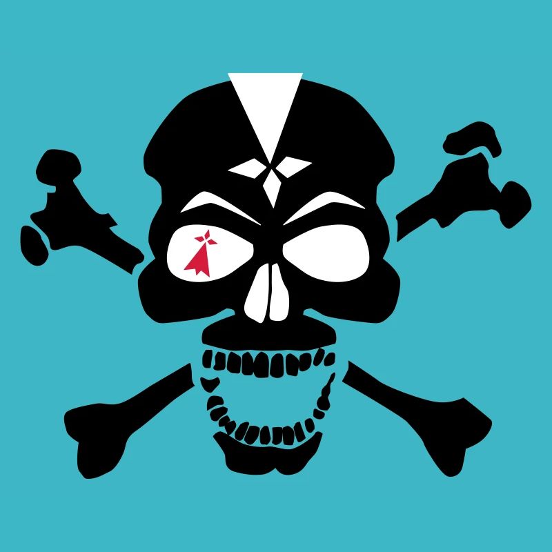 skull skull bone ermine eye
