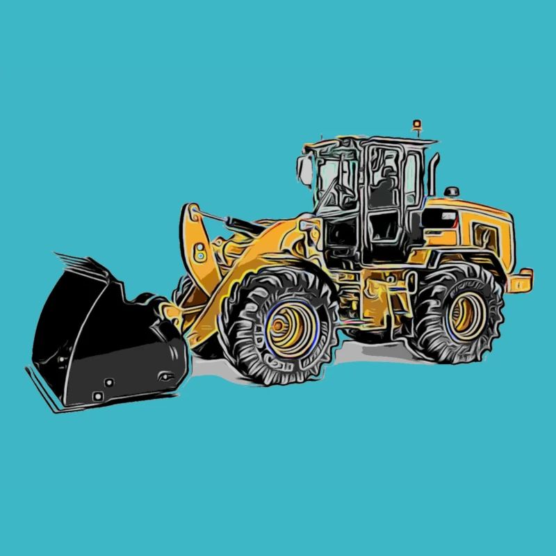 Radlader Groß Farbig wheel loader Schaufellader