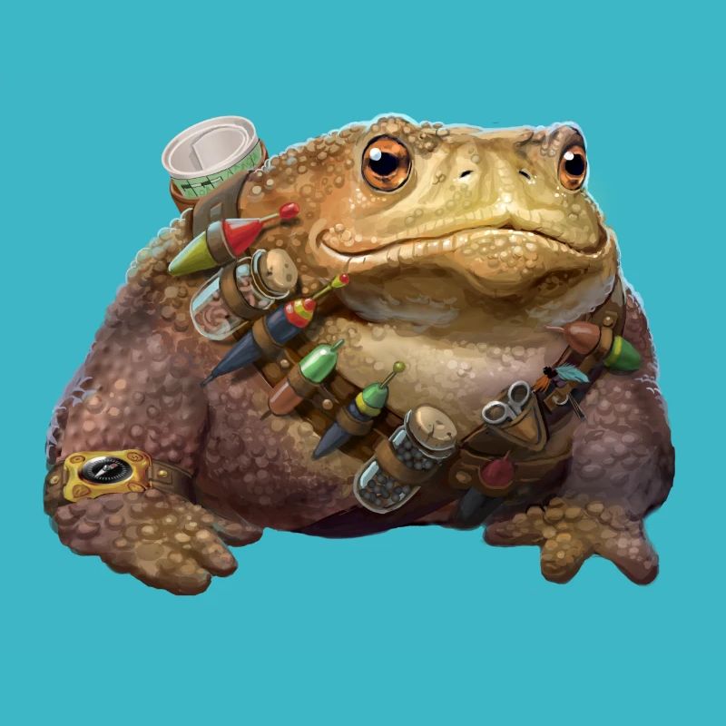 Crapaud Aga chasseur de poissons