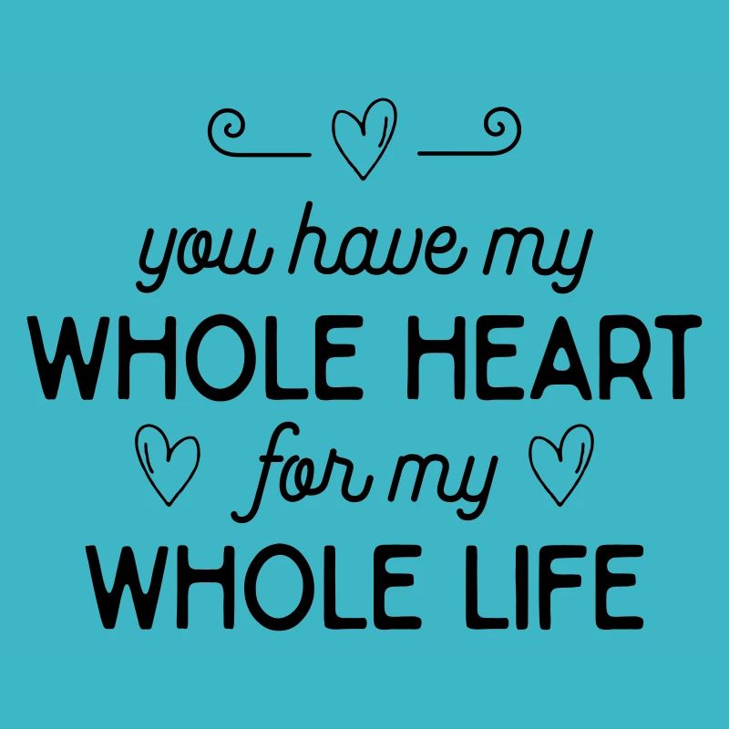 Romantic declaration of love