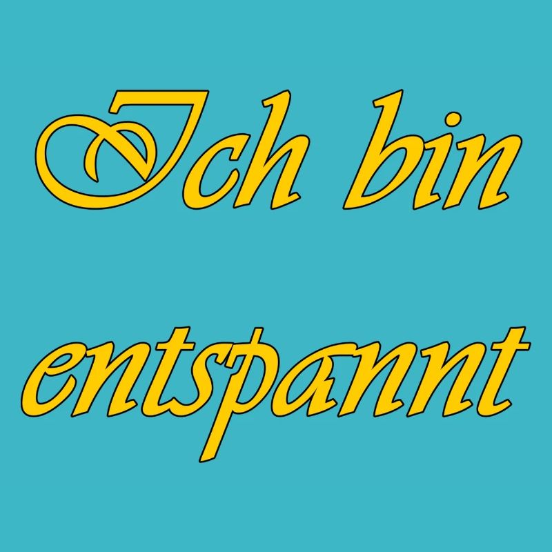Ich bin entspannt