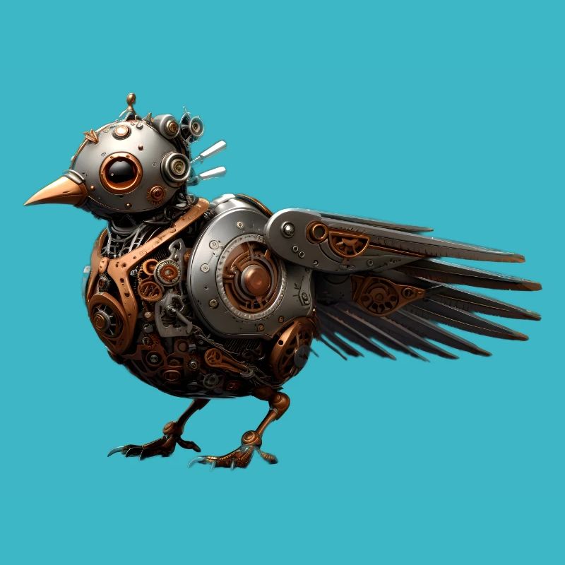 Steampunk Vogel