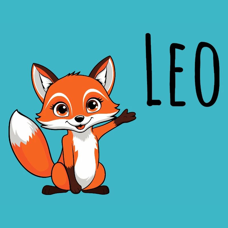 Fuchs Leo - Mein Name ist Leo - Süßes Waldtier