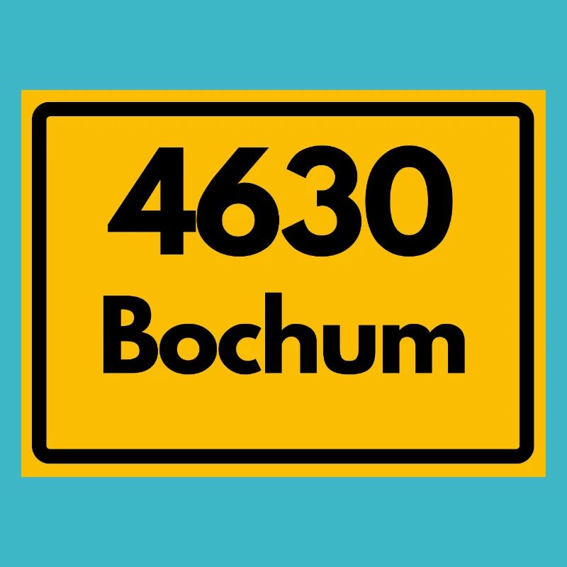 ALTE POSTLEITZAHL PLZ RETRO 4630 BOCHUM