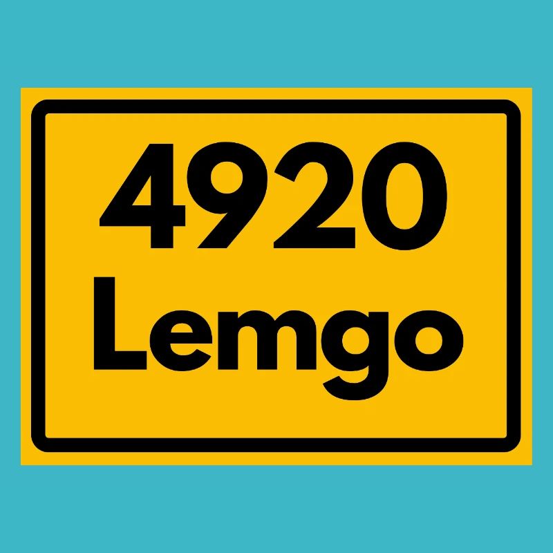 ALTE POSTLEITZAHL PLZ RETRO 4920 LEMGO NRW