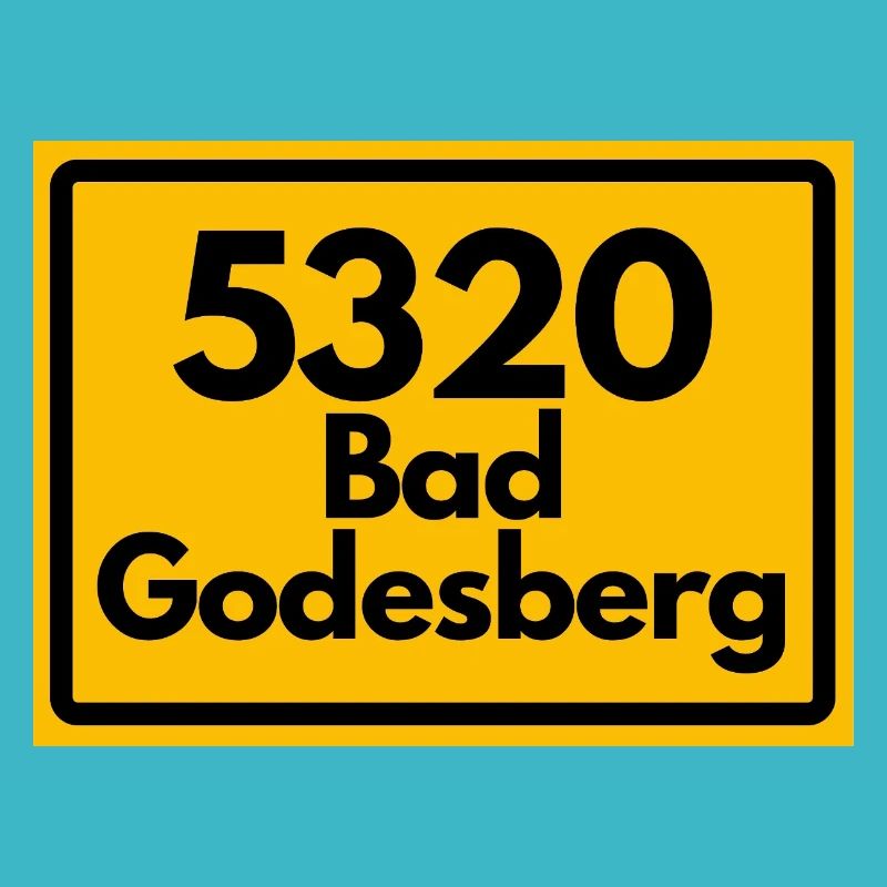 ANCIEN CODE POSTAL RETRO 5320 Bad Godesberg NRW