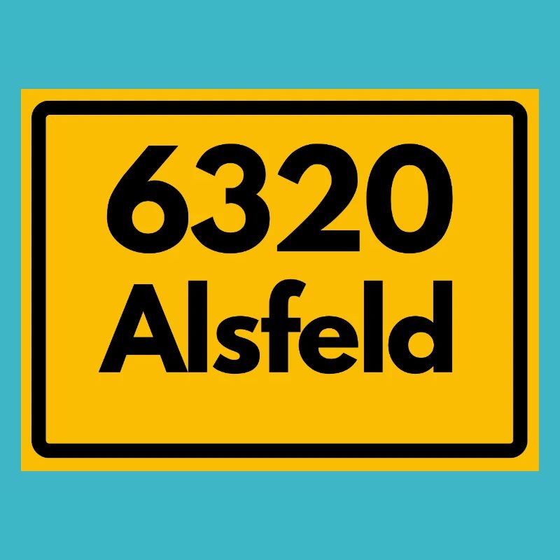 ALTE POSTLEITZAHL PLZ RETRO 6320 ALSFELD – RATHAUS