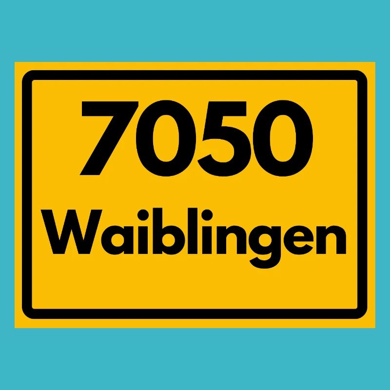ANCIEN CODE POSTAL RETRO 7050 WAIBLINGEN HEIMAT