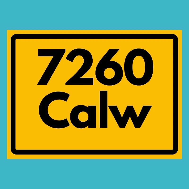 ANCIEN CODE POSTAL RETRO 7260 CALW HEIMATSTOLZ