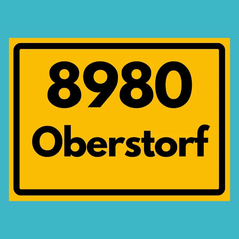 ALTE POSTLEITZAHL PLZ RETRO 8980 OBERSTDORF HEIMAT