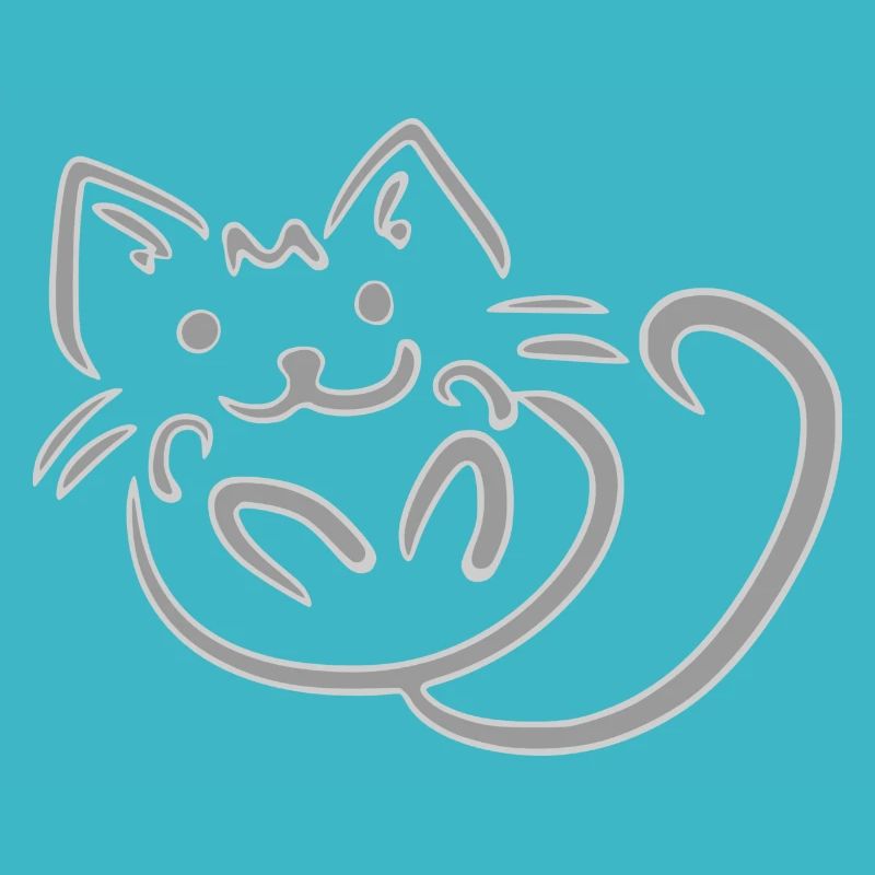 Graue Katze