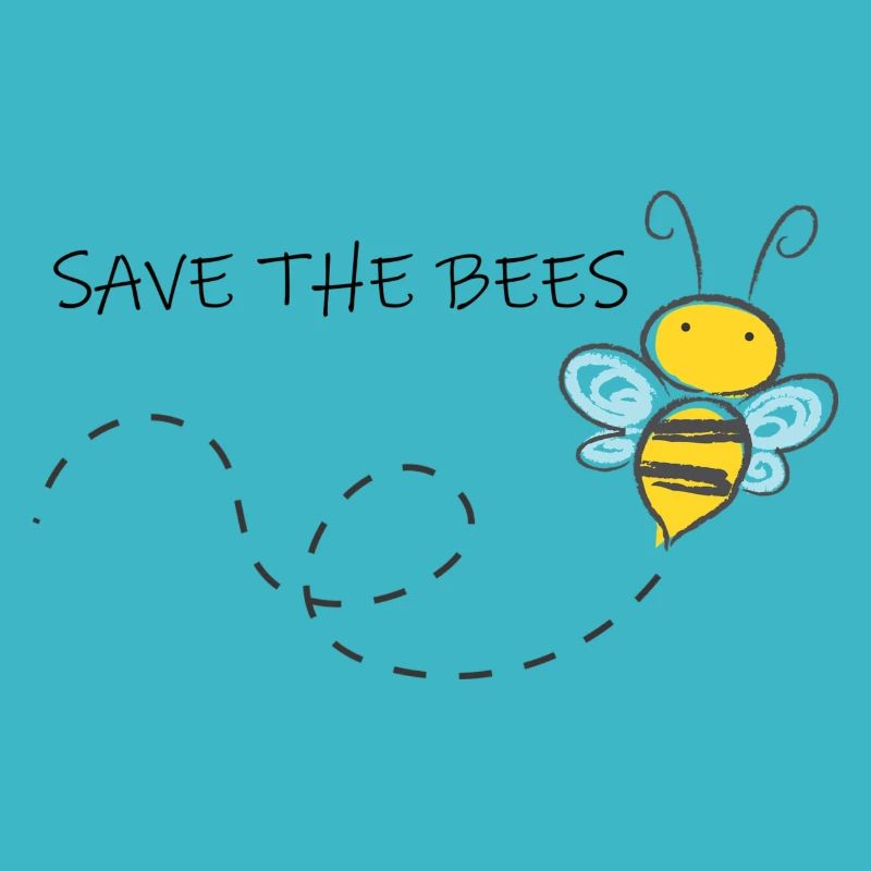 Save the bees protect environmental bees
