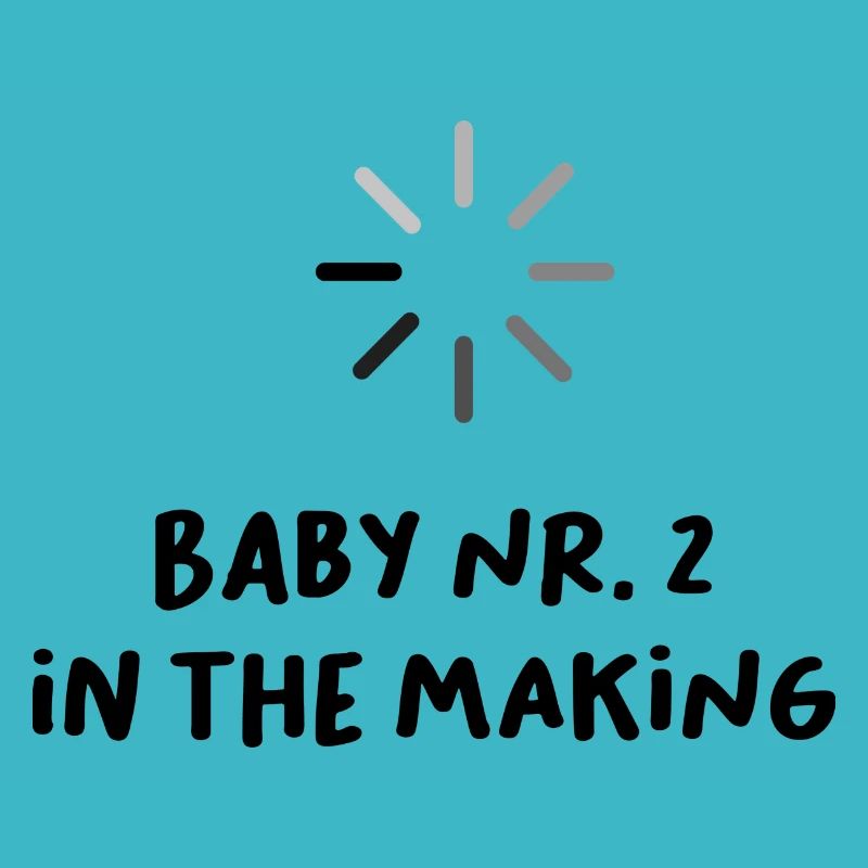 Loading Baby Nr. 2 lustiger Spruch Schwangerschaft