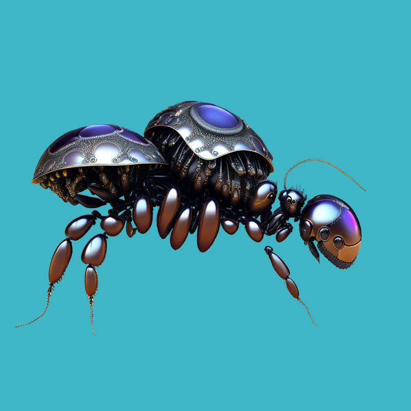 Dicker Roboter Kaefer
