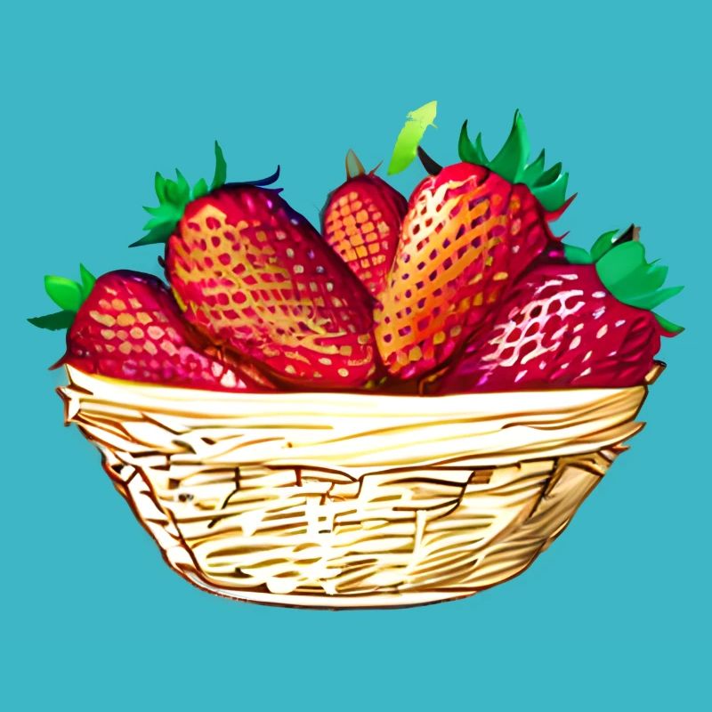 Erdbeeren Erdbeere Korb Erdbeerfeld