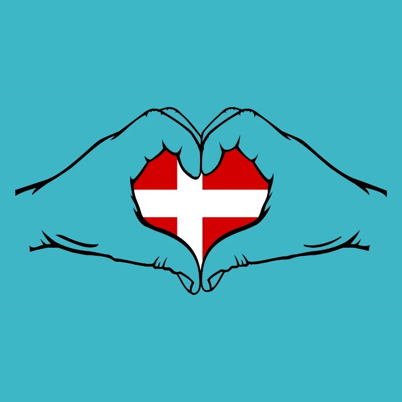 Danemark Forme de coeur