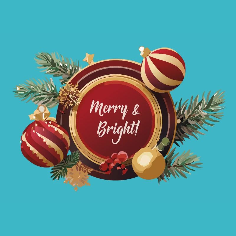 Merry & Bright | Weihnachten | Weihnachtskugeln