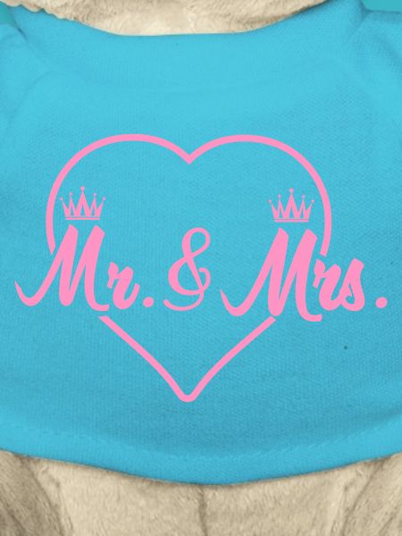 Heart Crowns Mr & Mrs Design