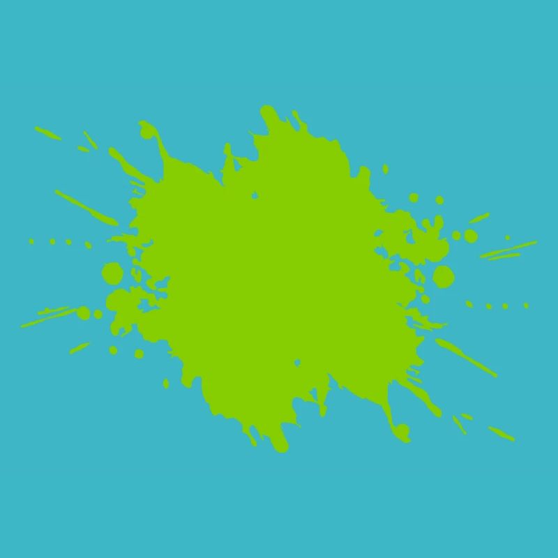 Splash blob stain 1 colour Motif colour changeable