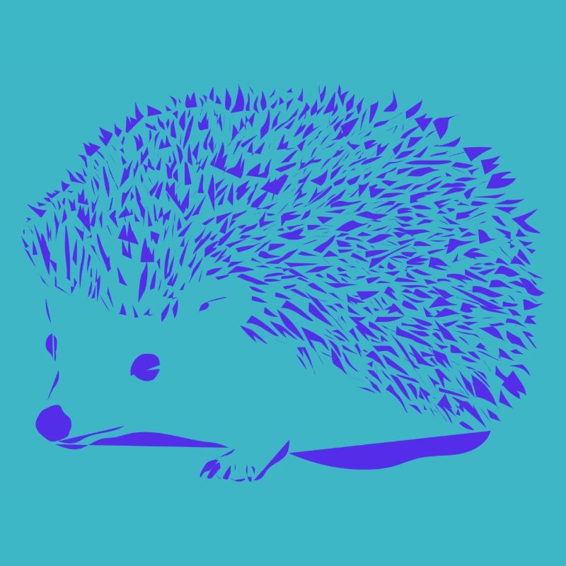 Blauer Igel