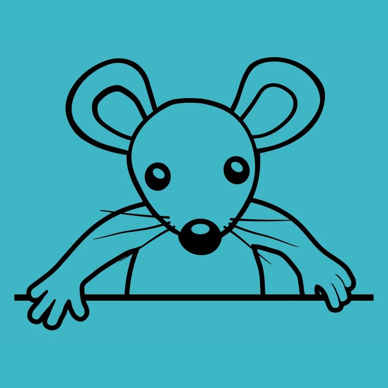 Niedliche hinter Mauer