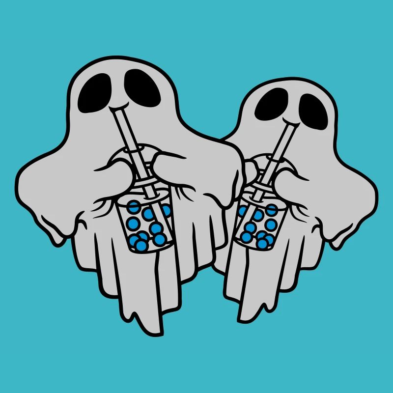 2 Bubble Tea Ghosts
