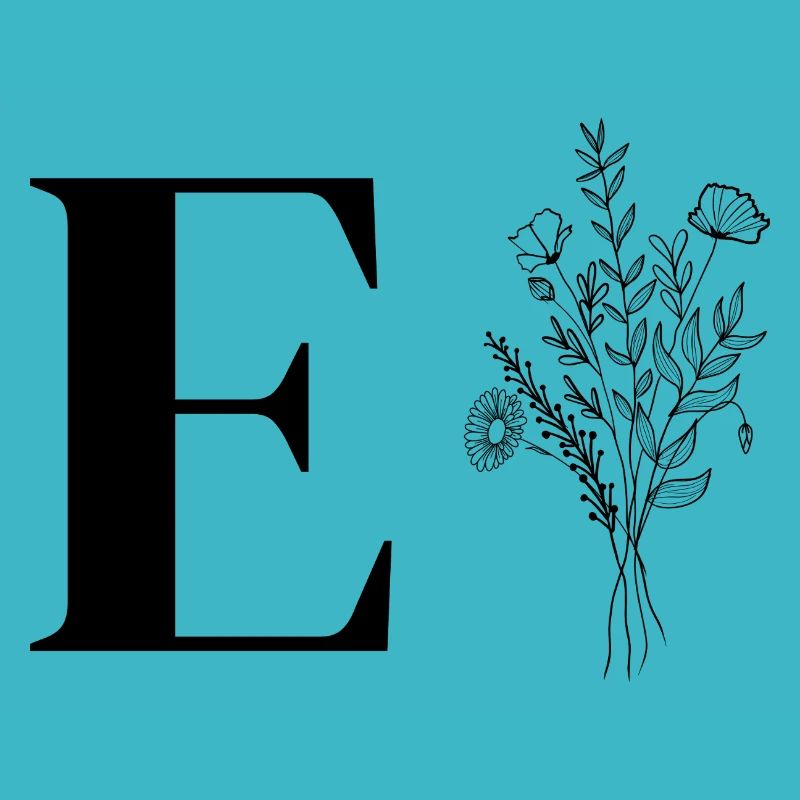 Minimalistische Blumen