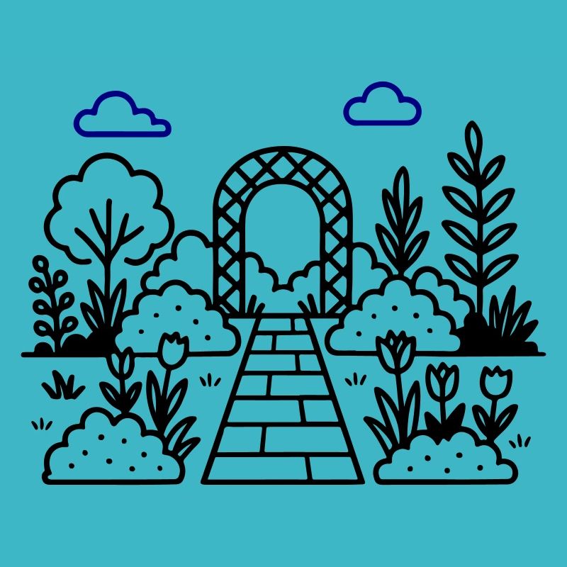 Garten Gärtnerei Logo