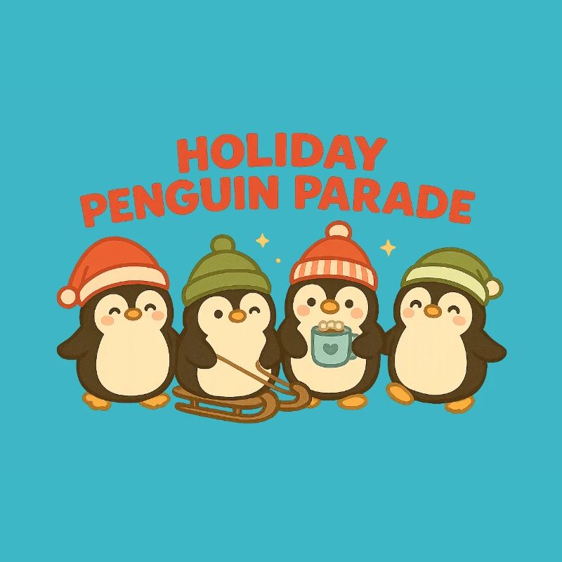 Happy Penguin Parade