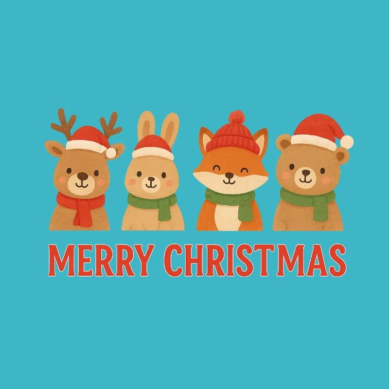 Weihnachts-Tierfreunde-Text