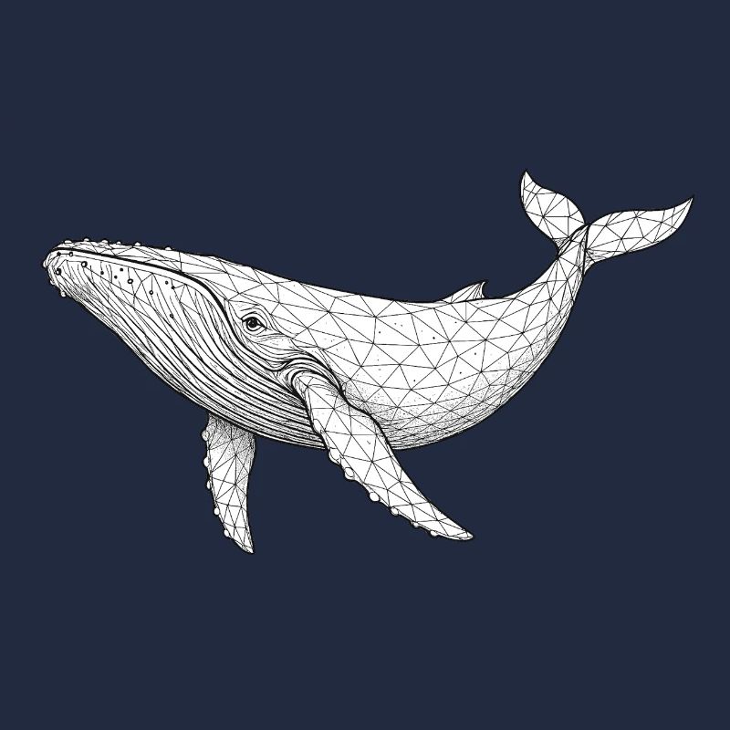 Polygone géométrique de la baleine