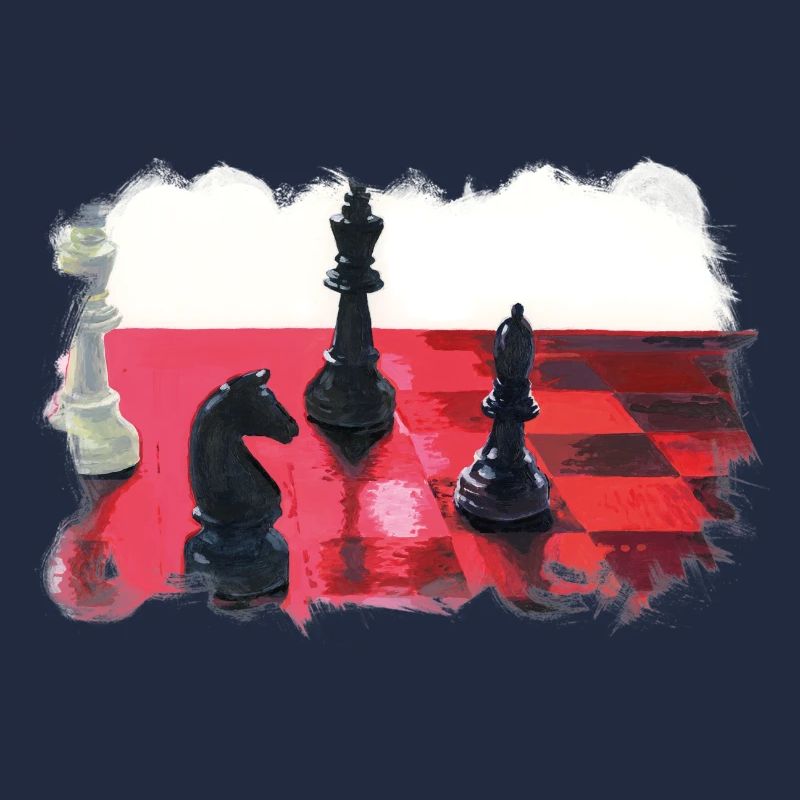 Chess with king, runner and knight