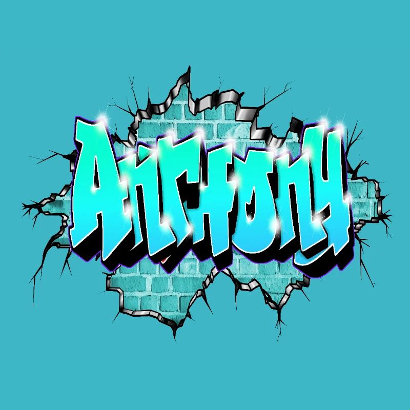 Anthony Graffiti name By max le Tagueur