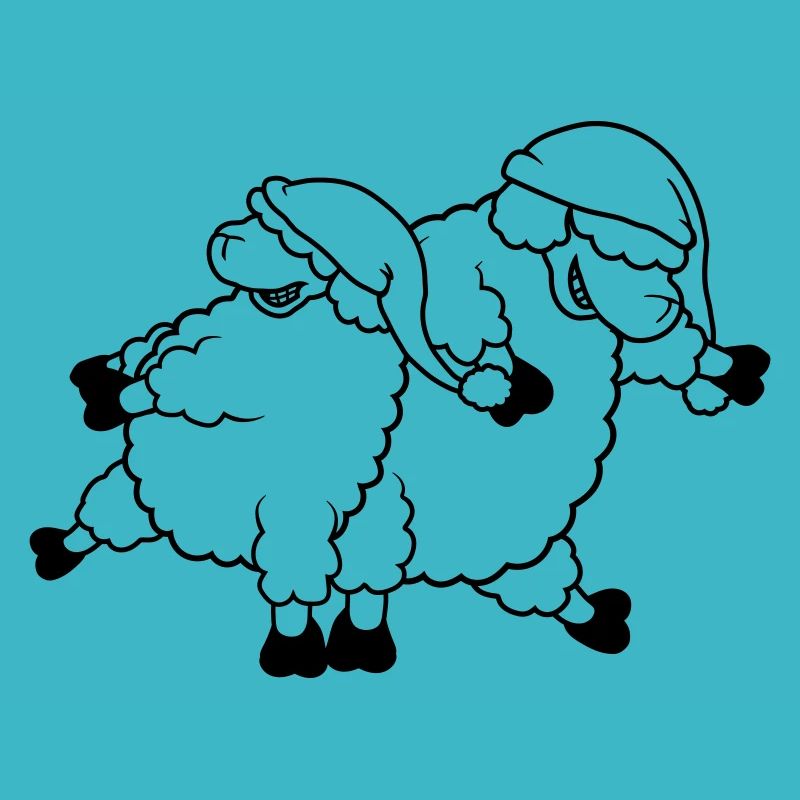 Party sheep dancing