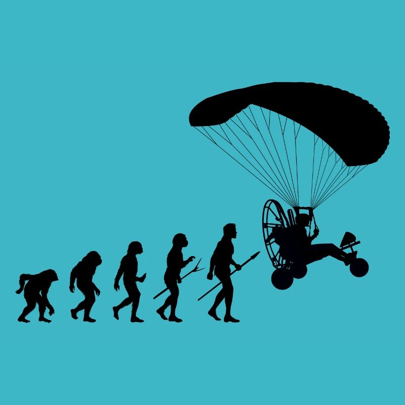 Trike-Gleitschirm Evolution Paragleiten mit Motor