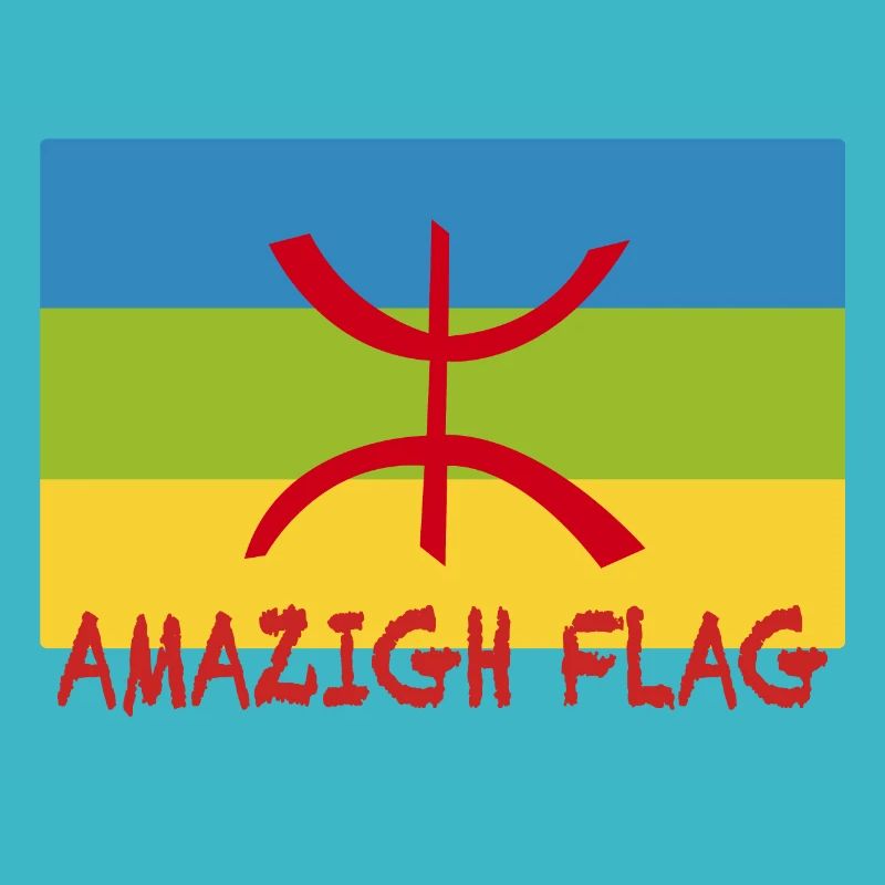 Drapeau Amazigh - drapeau berbère