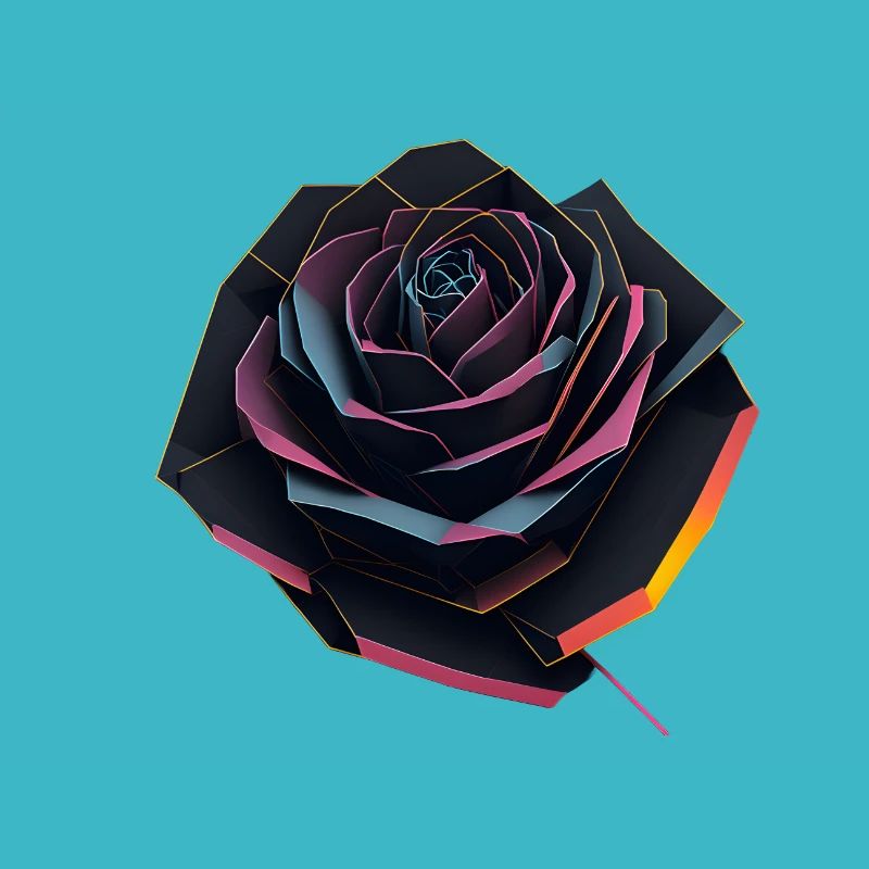Abstrakte Rose