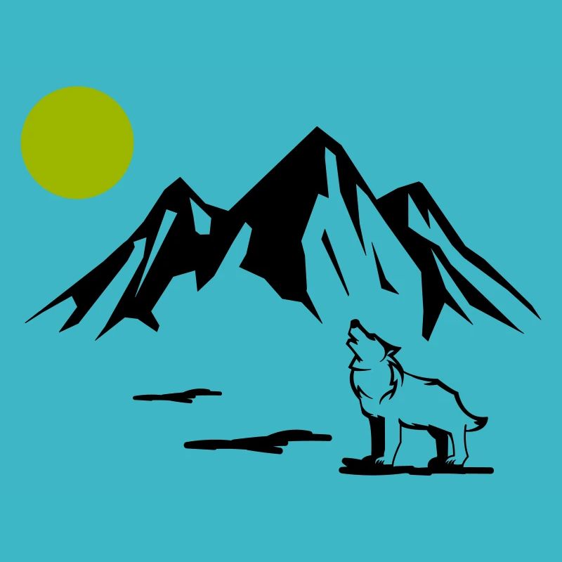 wolf vollmond