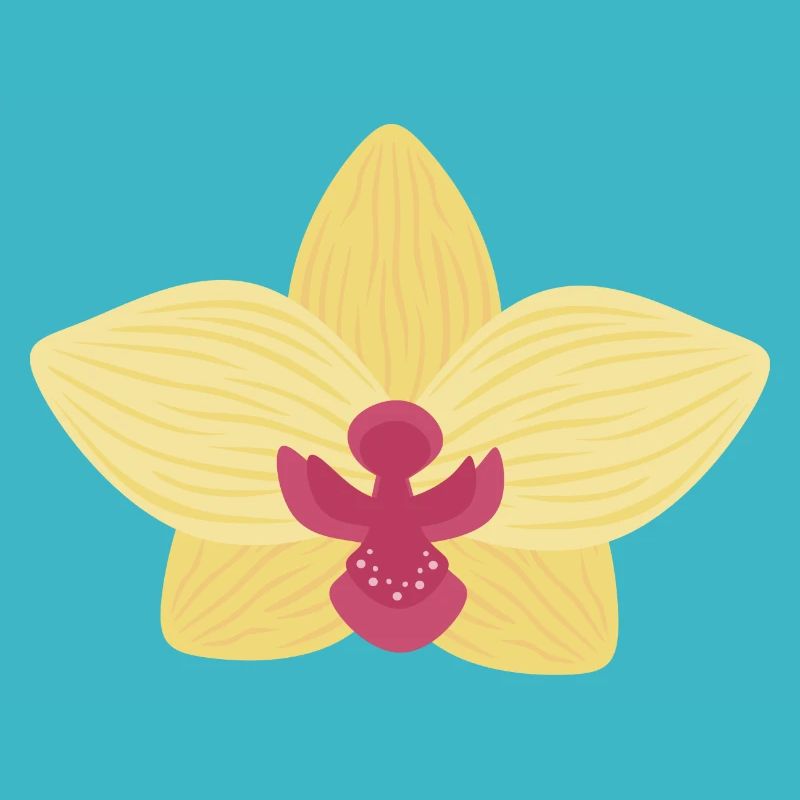 Orchidée jaune