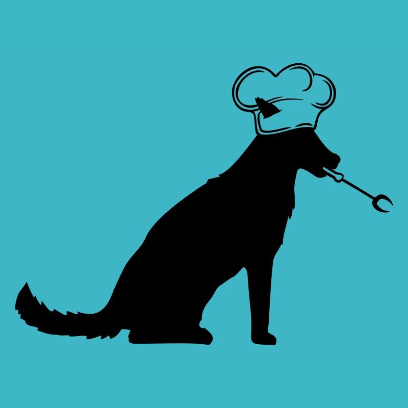 Chien Grill Master Grilling Chef Chapeau, Chef Hunger