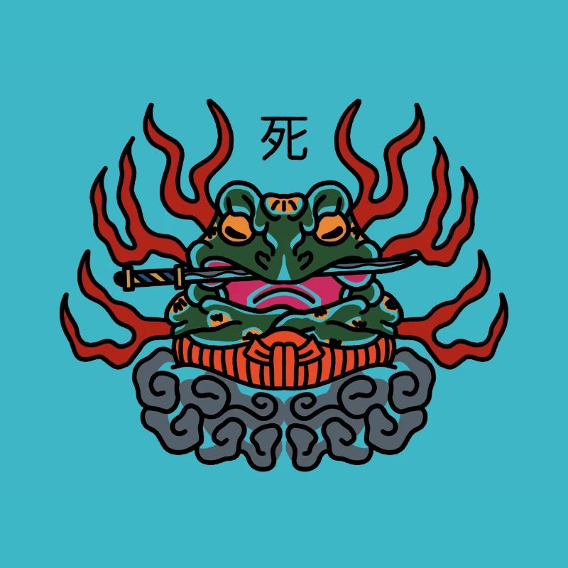 Samurai Frog