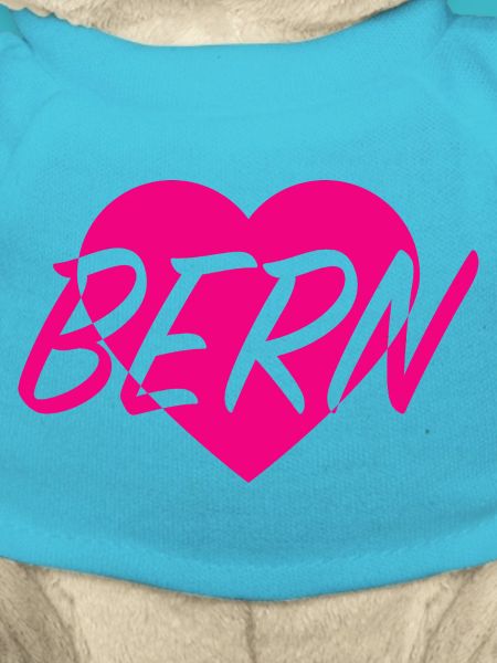 I LOVE BERN Heart Pattern