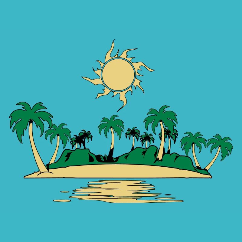 île mer de vacances soleil