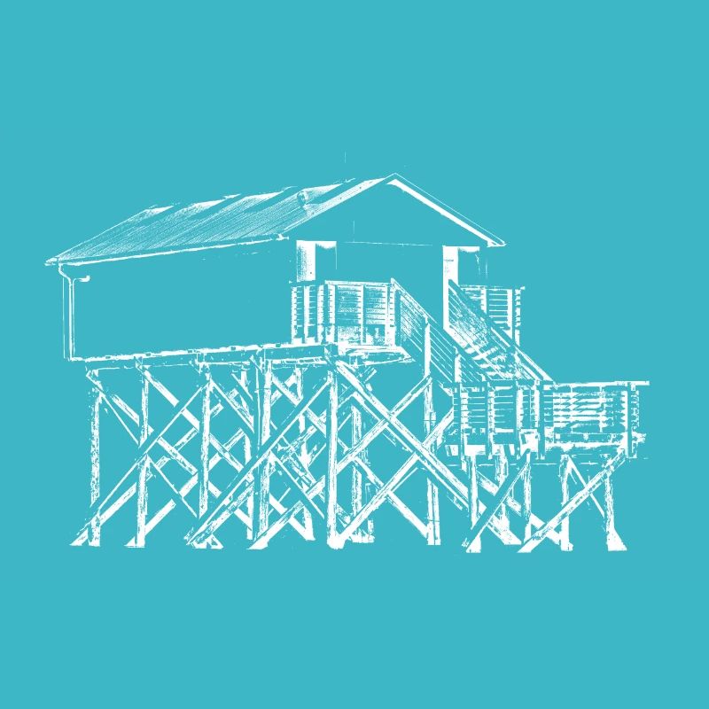 Pile dwelling white