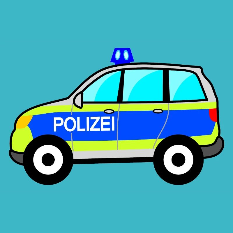 Polizeiauto, Polizei, deutsche Polizei, Blaulicht